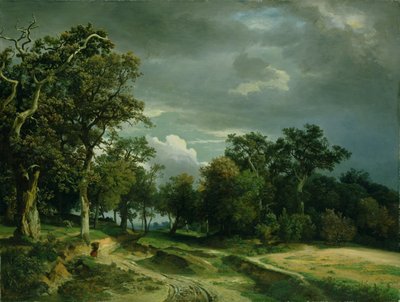 Der Pfad am Waldrand, ca. 1851 von Johann Wilhelm Schirmer